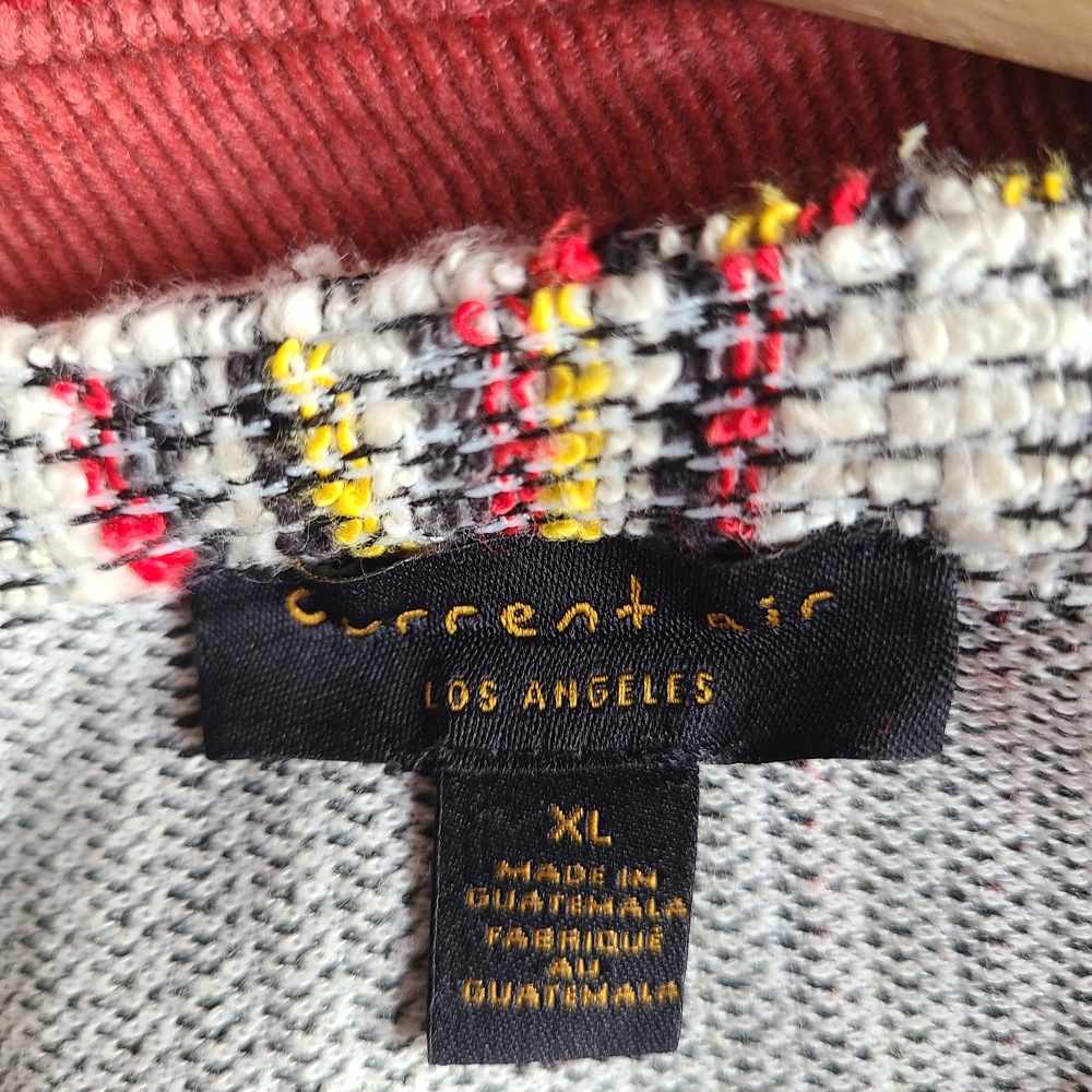 Current Air Striped Patchwork Knit Top - image 2